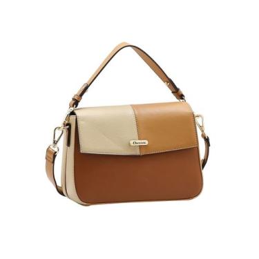 Imagem de Bolsa Média Patchwork Classico - Alça de Mão - Chenson 3485678 - Marro