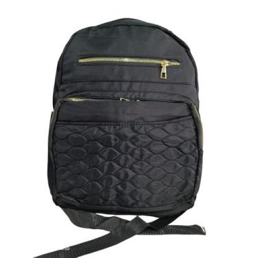 Imagem de Bolsa de Nylon Impermeável Moda Feminina - F1650, Preto