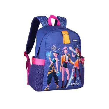 Imagem de Mochila Costas Guerreiras Do K-Pop Huntrix Filme Teen Escola Cor:Lilás