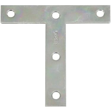 Imagem de NATIONAL/SPECTRUM BRANDS HHI Placa T de zinco N113-753, 10 x 10 cm, pacote com 2