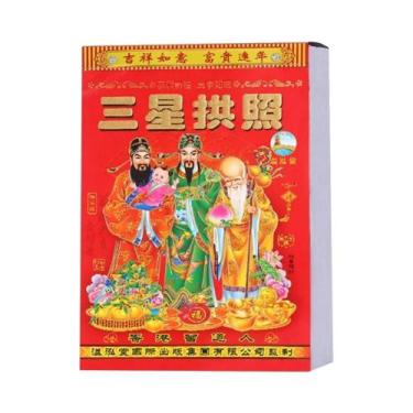 Imagem de Calendário De Parede Destacável Estilo Chinês Anos Do Cavalo 2026 - Ca