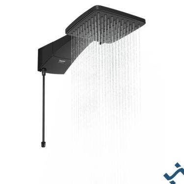 Imagem de Ducha Quadratta Zagonel 127v 5500w Preto Voltagem:127vPotência:5500WCo