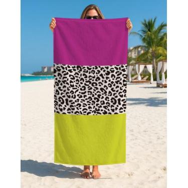 Imagem de Toalha Banho E Praia Estampa Abstrata Moderna Macia Confort - Use Thuc