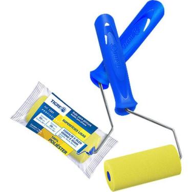 Imagem de Rolo de Espuma Para Pintura, 9 cm, com Suporte, 1341-090, Tigre