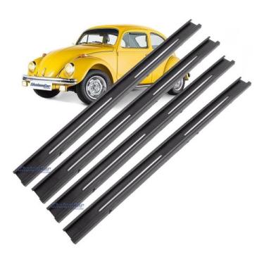 Imagem de Kit 4 Deslize Calço Régua Trilho Banco Fusca Kombi Brasília  - SHALOMC