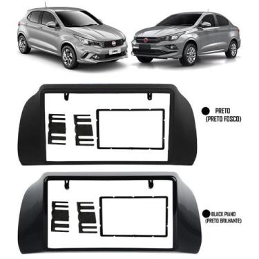 Imagem de Moldura De Painel 2 Din Fiat Argo e Cronos Para MP5 Slim 2 Din - Ludov