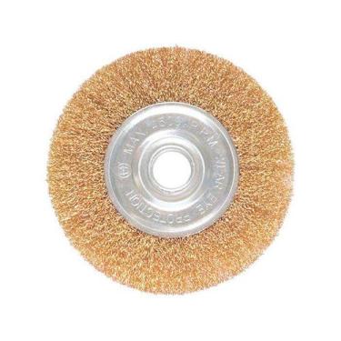Imagem de Escova De Aço Circular 6 Pol X 7/8 Pol Para Moto Esmeril MTX
