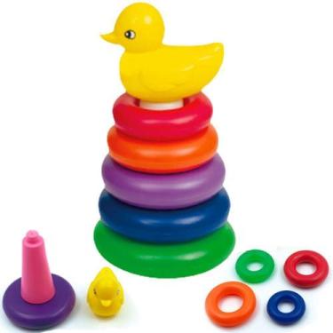 Imagem de Patinho Didático Brinquedos Para Bebês Acima De 1 Ano - Pica Pau Brinq