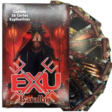 Imagem de Baralho de Exu 36 Cartas  Proteção  Caminhos  Orientação Espiritual - 