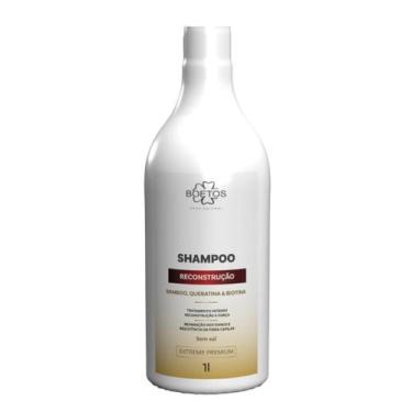 Imagem de Shampoo Reconstrução Bamboo, Queratina E Biotina Boetos 1L - Boetos Pr