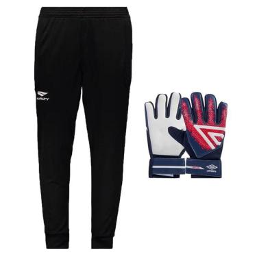 Imagem de Kit Goleiro Calça Penalty Delta + Luva Infantil-Unissex