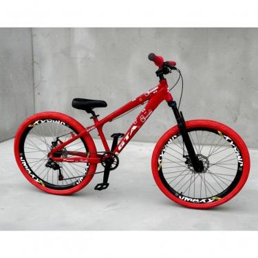 Imagem de Bicicleta 26 Gta Rebel Freeride Downhill Single Aro Vmaxx Freio A Disco Pneu Flame Roxo...
