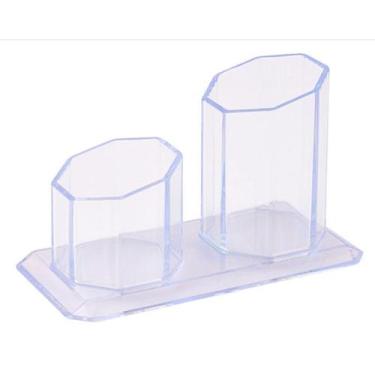 Imagem de Porta Lapis E Clips Cristal Waleu