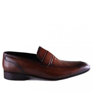 Imagem de Sapato Zariff Masculino Em Couro 12380, Marrom, 39