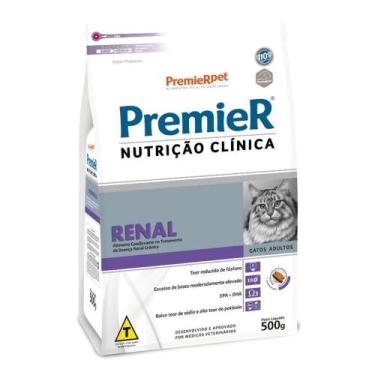 Imagem de Ração Premier Nutrição Clínica Renal Para Gatos Adultos 500g