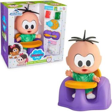 Imagem de Boneco Cebolinha Hora da Papinha Turma da Monica Adijomar 444