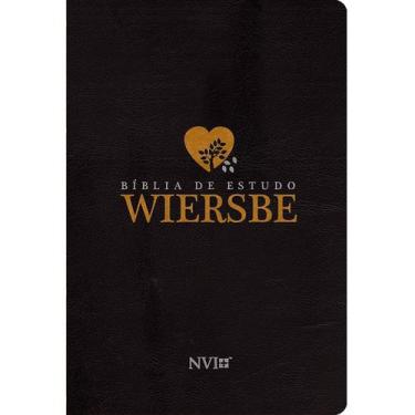 Imagem de Livro - Bíblia de estudo Wiersbe - Luxo - NVI - Preta