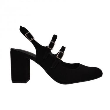 Imagem de Sapato Via Marte Feminino Preto Salto Bloco 062-005-01, Preto, 36