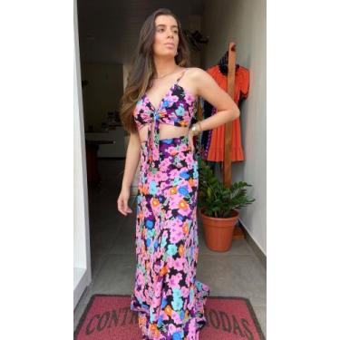 Imagem de Conjunto saia cropped, P