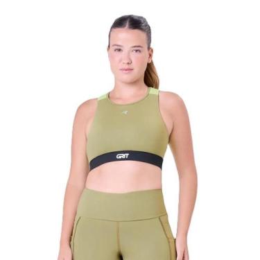 Imagem de Top Grit Bossa Ajustável 1 Bolso Nadador, Verde, G