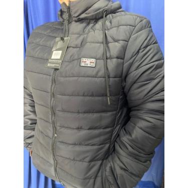Imagem de Jaqueta Bobojaco Masculina Puffer 100% Poliamida com Bolso Capuz Remov