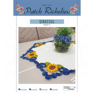 Imagem de Régua para Patch Richelieu Márcia Caires Modelo 41 - Girassol - Decora