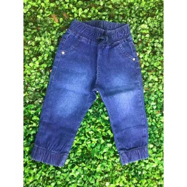 Imagem de Calça Jeans Infantil Masculino Jogger - CLUBE DO DOCE, P-BB