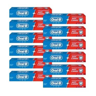 Imagem de Kit 12 Und Creme Dental Oral-b 123 Anticaries 70g, Kitc/24