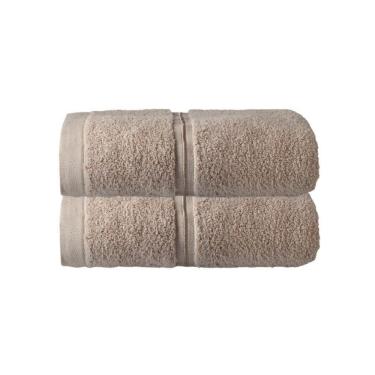 Imagem de Kit 2 Toalhas de Rosto Lázio 48x90CM 500g-m2 Absorventes Fendi Kacyumara
