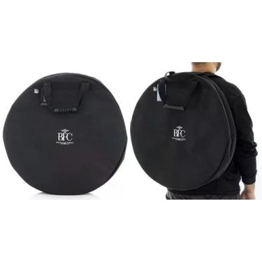 Imagem de Bag de Pratos BFC Brazilian Finest Cymbals Via Black Nylon 24 com alça