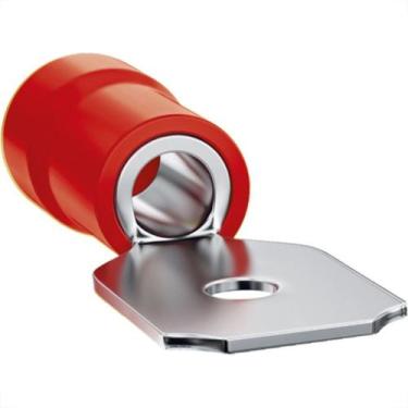 Imagem de Terminal Macho Pre-Isolado Sforplast 0,5 A 1,5Mm - Vermelho