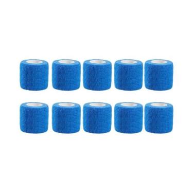 Imagem de Fita Elástica Universal Para Atletas, 10 Peças, 25/5/10cm, Suporte Par