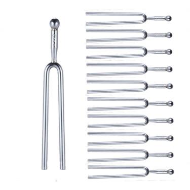 Imagem de Afinador Analógico Lá 440Hz com Precisão e Clareza na Afinação Inox Original Kit com 10 Unidades