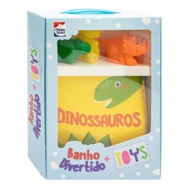 Imagem de Banho Divertido + Toys - Dinossauros - HAPPY BOOKS, Sortido