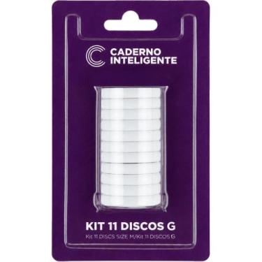 Imagem de Caderno Inteligente Discos Grande 31MM BCO 11DISCOS+ELAST KIT