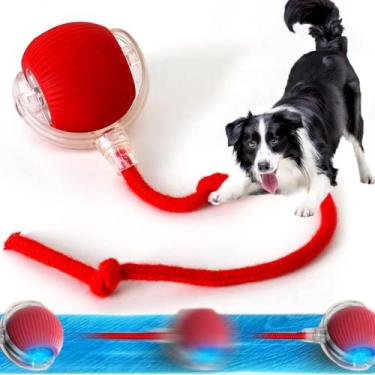 Imagem de Bola Pet Inteligente Giratória Recarregável Usb Brinquedo - Importada