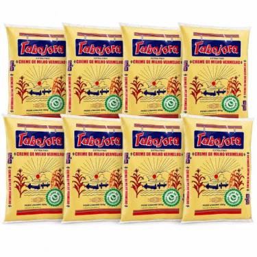 Imagem de Fuba de Milho Vegano Sem Gluten Pacote 450g Kit 8 Unidades - Tabajara