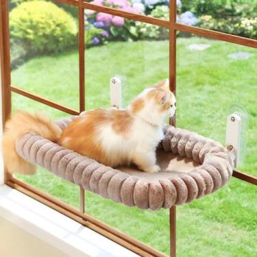 Imagem de Cama para Gatos Zakkart SnugCloud Dobrável para Janela
