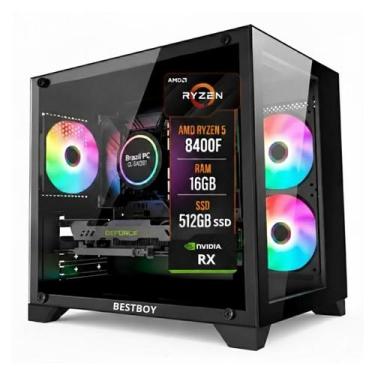 Imagem de Computador gamer max elite bestboy ryzen 5 8400f b650m 16gb ssd 512gb 