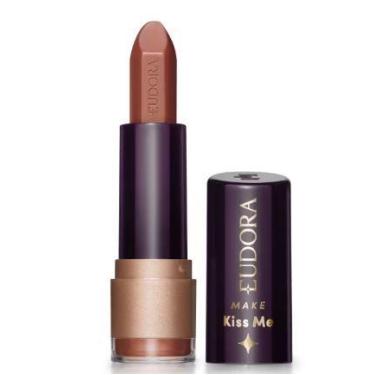 Imagem de Batom Matte Marrom Tendência Eudora Make Kiss Me 3,7g