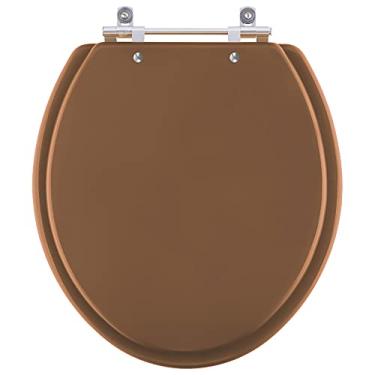 Imagem de Assento Sanitario Contemporary Ocre (marrom) para vaso Hervy