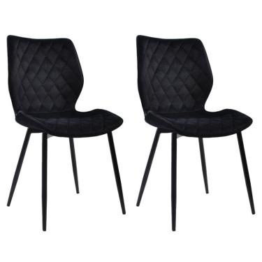 Imagem de Conjunto com 2 Cadeiras Palmer Preto