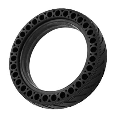 Imagem de Pneus sólidos de scooter elétrico, pneu à prova de explosão com design colmeia livre de inflação para M365 para 1S para PRO(Preto)