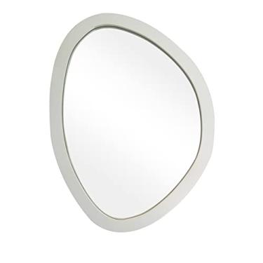 Imagem de Espelho Decorativo Orgânico Branco 43x58 cm Em