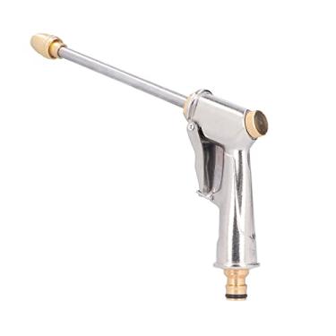 Imagem de Lavadora de alta pressão, design de alavanca sem vazamento, bocal longo, ajuste giratório de 360°, mangueira de pulverização de água, fácil operação para regar