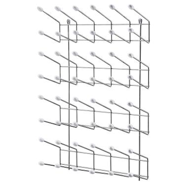 Imagem de Suporte de Parede para 48 Copos Utimil em Aço Cromado 