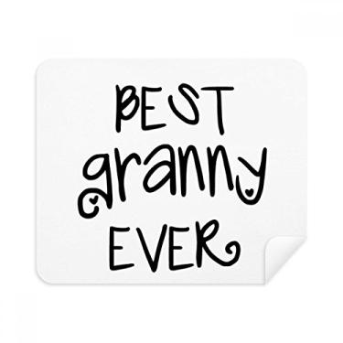 Imagem de Best Granny Ever Quotes Faly Bless Pano de limpeza Limpador de tela 2 peças Tecido de camurça