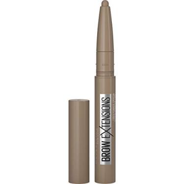Imagem de Maybelline Brow Extensions Eyebrow fiber Pomade Crayon, Fiber Stickeyebrow Makeup, Eye Makeup, Soft Matte Finish, for Thicker, Natural-looking Eyebrows, Blonde, 0.014 Ounce
