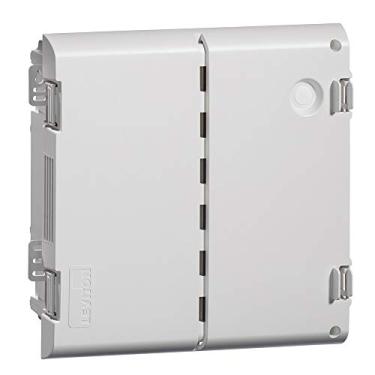 Imagem de Leviton Centro de mídia estruturado sem fio 49605-14P de 35,56 cm com porta ventilada articulada, branco