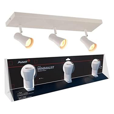 Imagem de Spot Minimalist, Direcionável, 3x, Soquete E27, Branco Fosco, Avant